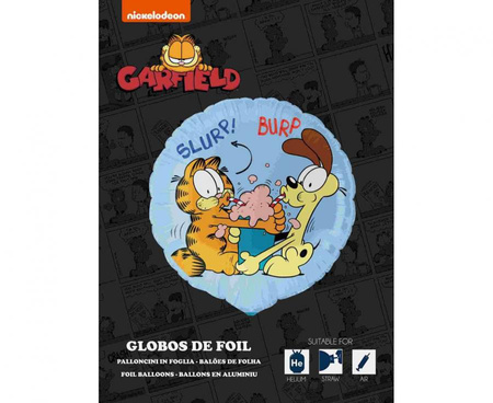 Garfield Cat Foil Round Balloon, 46 cm, 18"