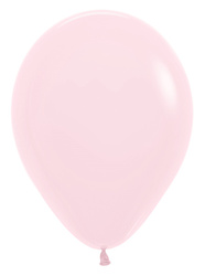 Balony lateksowe Sempertex, Pastel Matte Pink jasnoróżowy 30cm, 50szt.