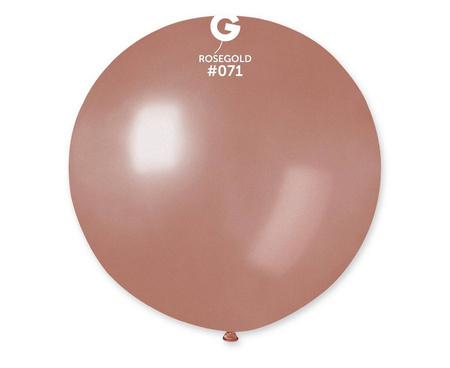 Balloon, metallic ball, pink gold Rose Gold 65 cm