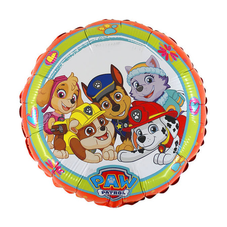 Paw Patrol Folienballon rund rot 46 cm