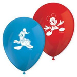 Mickey Mouse Latex-Ballons 28 cm, 8 Stück.