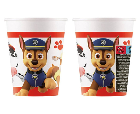 Paper cups, Chase Paw Patrol - 8 pcs.