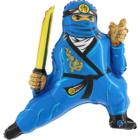 Folienballon - Ninja Blau, 72cm