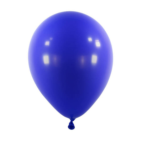 Marineblaue Latexballons, Decorator Fashion Ocean Blue, 28cm, 50 Stück.