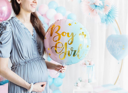 Balon foliowy Boy or Girl, 35cm