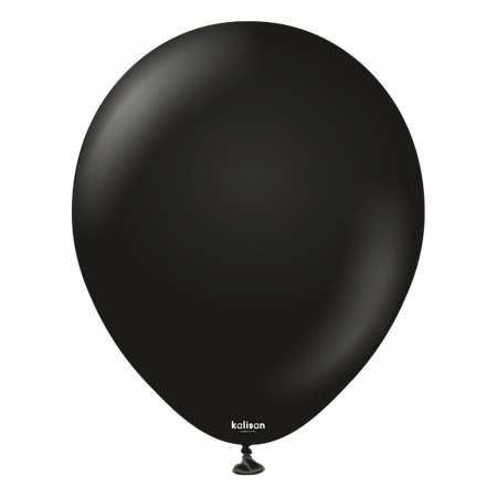 Schwarze Latexballons, schwarz Kalisan 45cm, 1 Stk.