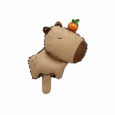 Foil Balloon mini Capybara Set 27x38cm 6pcs