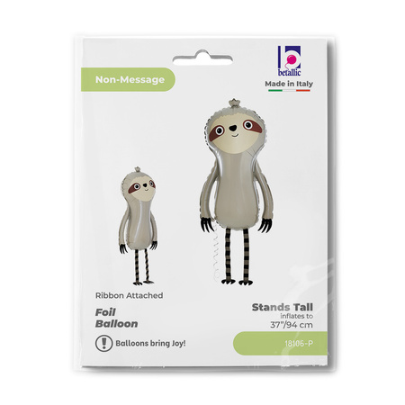 Balon foliowy Leniwiec Sloth Balloon Friends Grabo 94cm