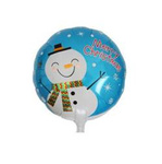 Folienballon Schneemann, 45 cm