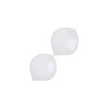 Balony lateksowe z łącznikiem Białe, Decorator Standard E-Link Frosty White, 15cm, 100 szt.