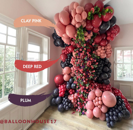 Clay PinkLatex-Ballons, rosa 45 cm, 1 Stk.