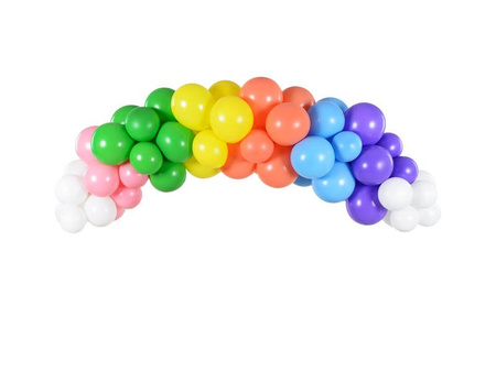 Garland balloon rainbow 200cm, 61 el.