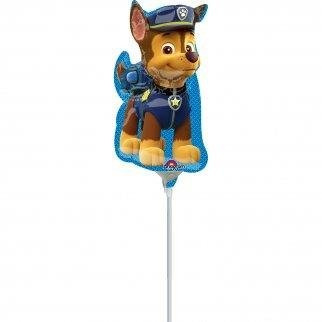 Foil balloon Canine Patrol - Chase, 30cm on stick, Anagram