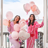 Heart Foil Balloon, Light Pink, Bachelorette Party, 45 cm, 1 pc