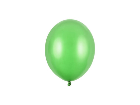 Strong balloons, Metallic Bright Green, 12cm, 100 pcs.