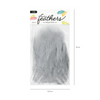 Decorative feathers long - gray, 50 pieces