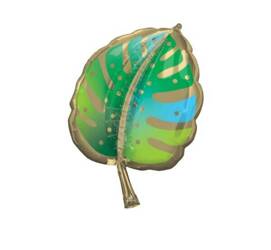 Balon Foliowy Boho Liść Monstera 76cm