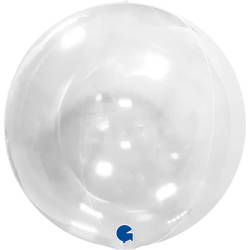 Balon Transparentny 15' Globe Transparent z zaworem 4D