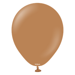 Balony lateksowe Caramel Brown, brązowe 45cm, 25 szt.