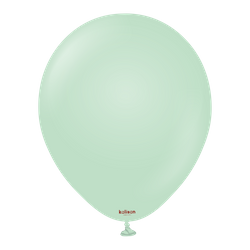 Balony lateksowe Macaron Green, zielony, 13 cm, 100 szt.