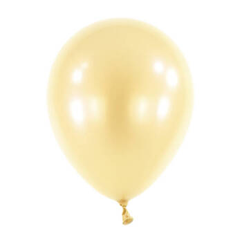 Balony lateksowe, Metaliczne, Perłowe Kremowe, Vanilla, Decorator Pearl Vanilla, 28cm, 50 szt.