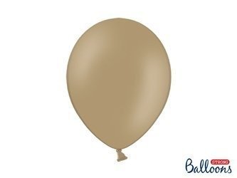 Balony lateksowe Strong, Pastel Cappuccino, 30cm, 10 szt.