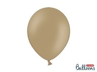 Balony lateksowe Strong, Pastel Cappuccino, 30cm, 100 szt.