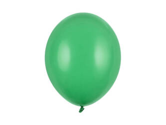 Balony lateksowe Strong, Zielone, Pastel Emerald Green, 30cm, 10 szt.