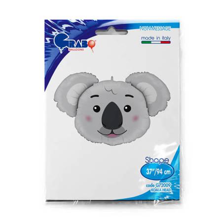 Balon Foliowy Głowa Koala, 94 cm