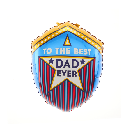 Balon foliowy To the best Dad ever 45x59cm