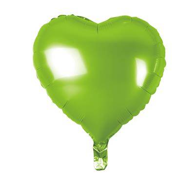 Balon foliowy serce zielone 46 cm