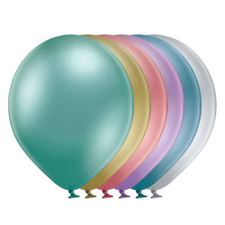 Balon lateksowe D5 Glossy Assorted Mix kolorów 12cm, 100 szt.