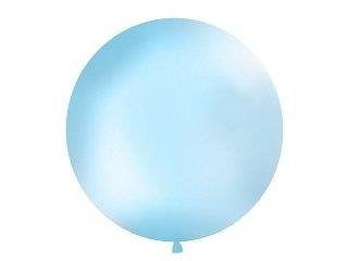 Balon lateksowe Gigant, Niebieski, Pastel Sky-Blue, 1m, 1 szt.