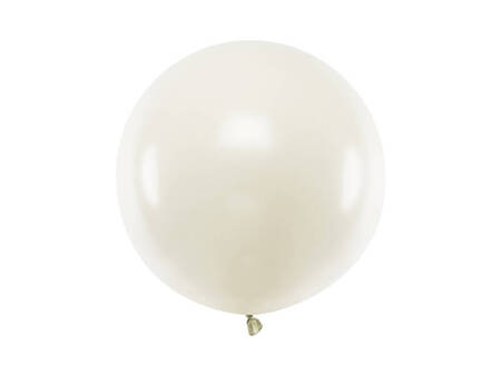 Balon lateksowy Gigant, Kremowy, Pastel Light Cream, 60cm, 1szt