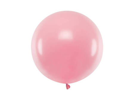 Balon lateksowy Gigant, Różowy, Pastel Baby Pink, 60cm, 1szt