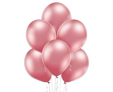 Balony lateksowe B105 Glossy Pink różowe 30cm, 100 sztuk