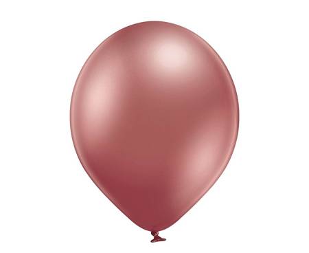 Balony lateksowe B105 Glossy Rose gold 30cm, 100 sztuk