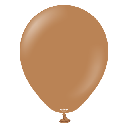 Balony lateksowe Caramel Brown, brązowe 45cm, 25 szt.