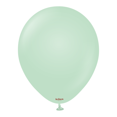 Balony lateksowe Kalisan Macaron Green, zielony, 30 cm, 100 szt.