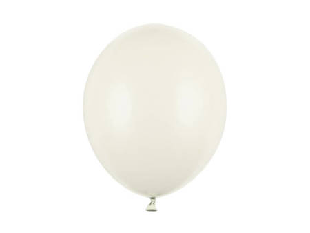 Balony lateksowe Strong, Kremowe, Pastel Light Cream 30cm, 10 szt.