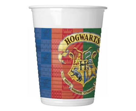 Kubeczki plastikowe Harry Potter - 200ml 8 szt.