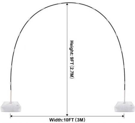 Łuk na balony,  stelaż do dekoracji 3 metry