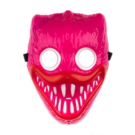 Maska przebranie Huggy Wuggy monster różowa