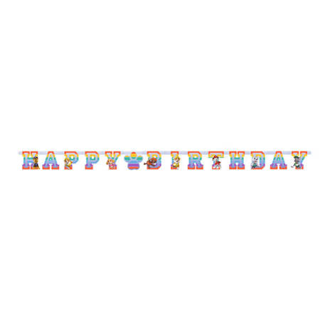 Papierowa girlanda Happy Birthday Psi Patrol 180 x 15 cm