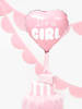 Balon foliowy Serce Różowe - It's a girl, 45cm