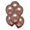 Balony lateksowe Rose Gold, Decorator Satin Luxe Chrome Rose Copper, 28cm, 50 szt.