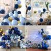 Girlanda balonowa Night Blue niebieska, 116 el.